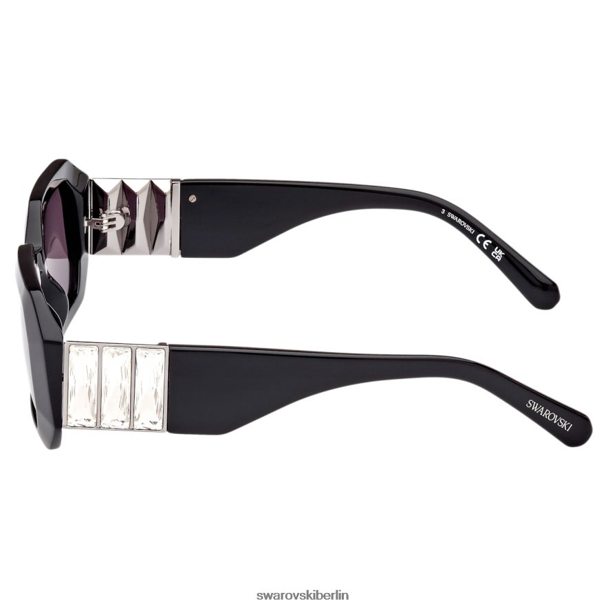 Swarovski Sonnenbrille in achteckiger Form sk0387 01a, schwarz Zubehör HLT4481442