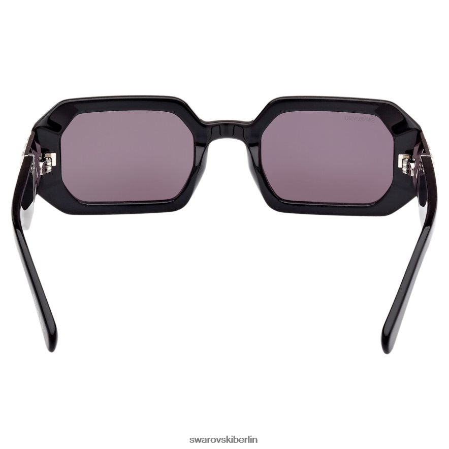 Swarovski Sonnenbrille in achteckiger Form sk0387 01a, schwarz Zubehör HLT4481442