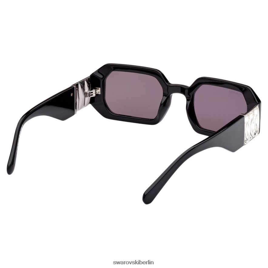 Swarovski Sonnenbrille in achteckiger Form sk0387 01a, schwarz Zubehör HLT4481442