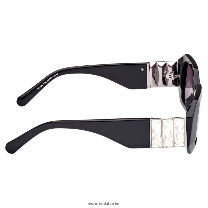 Swarovski Sonnenbrille in achteckiger Form sk0387 01a, schwarz Zubehör HLT4481442