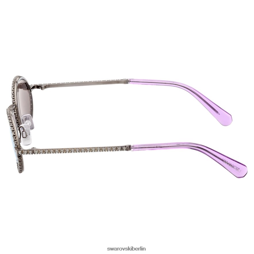 Swarovski Sonnenbrille ovale Form, Pavé, sk0340 08y, schwarz Zubehör HLT4481444