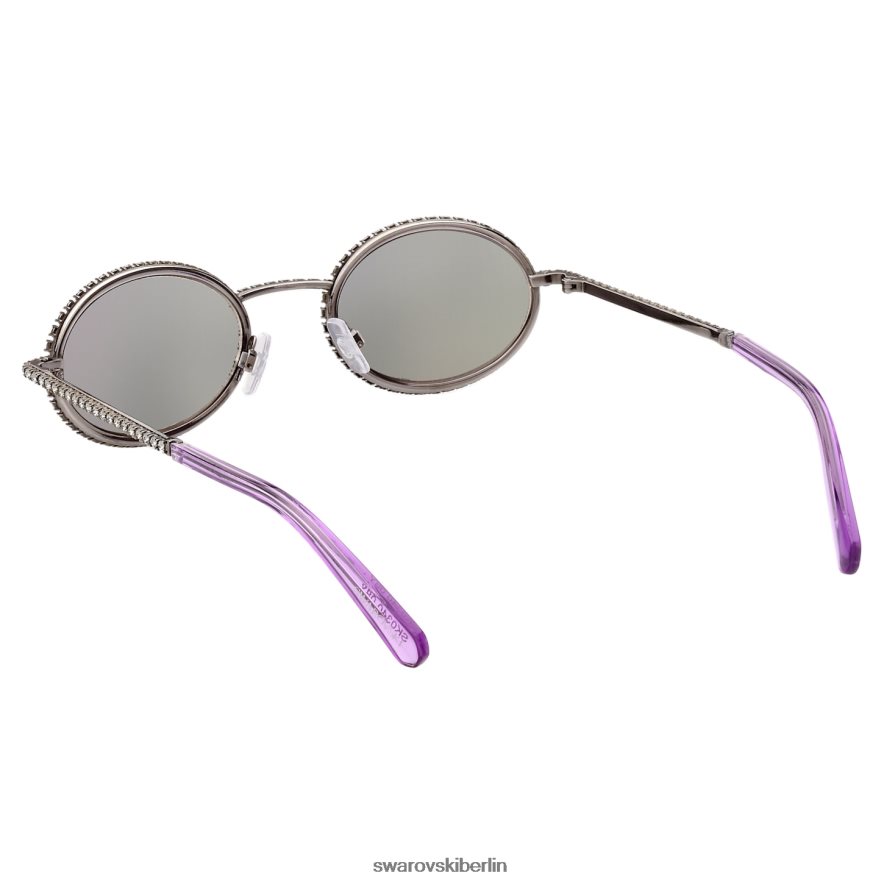 Swarovski Sonnenbrille ovale Form, Pavé, sk0340 08y, schwarz Zubehör HLT4481444
