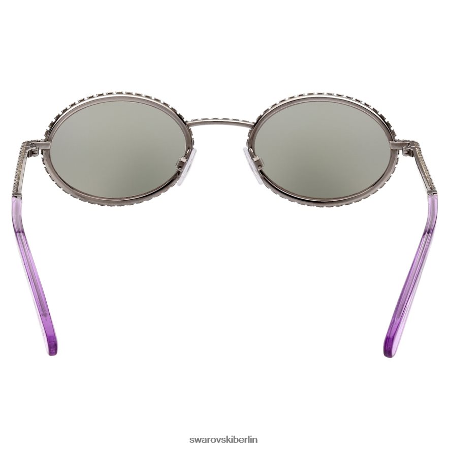 Swarovski Sonnenbrille ovale Form, Pavé, sk0340 08y, schwarz Zubehör HLT4481444