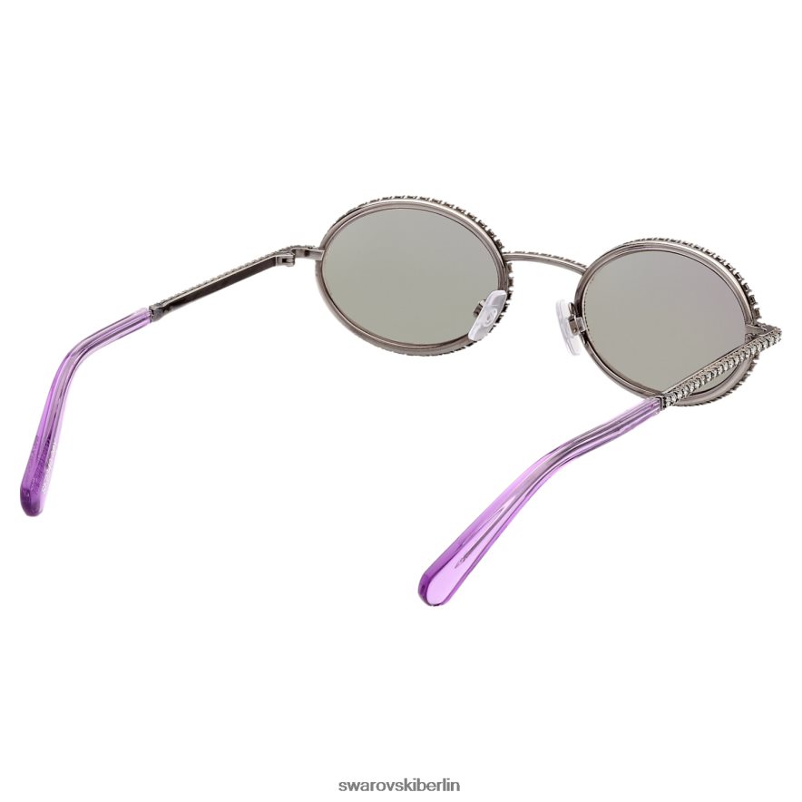 Swarovski Sonnenbrille ovale Form, Pavé, sk0340 08y, schwarz Zubehör HLT4481444