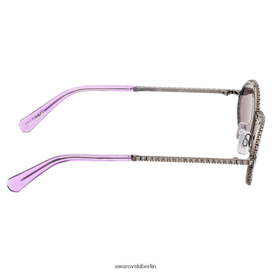 Swarovski Sonnenbrille ovale Form, Pavé, sk0340 08y, schwarz Zubehör HLT4481444