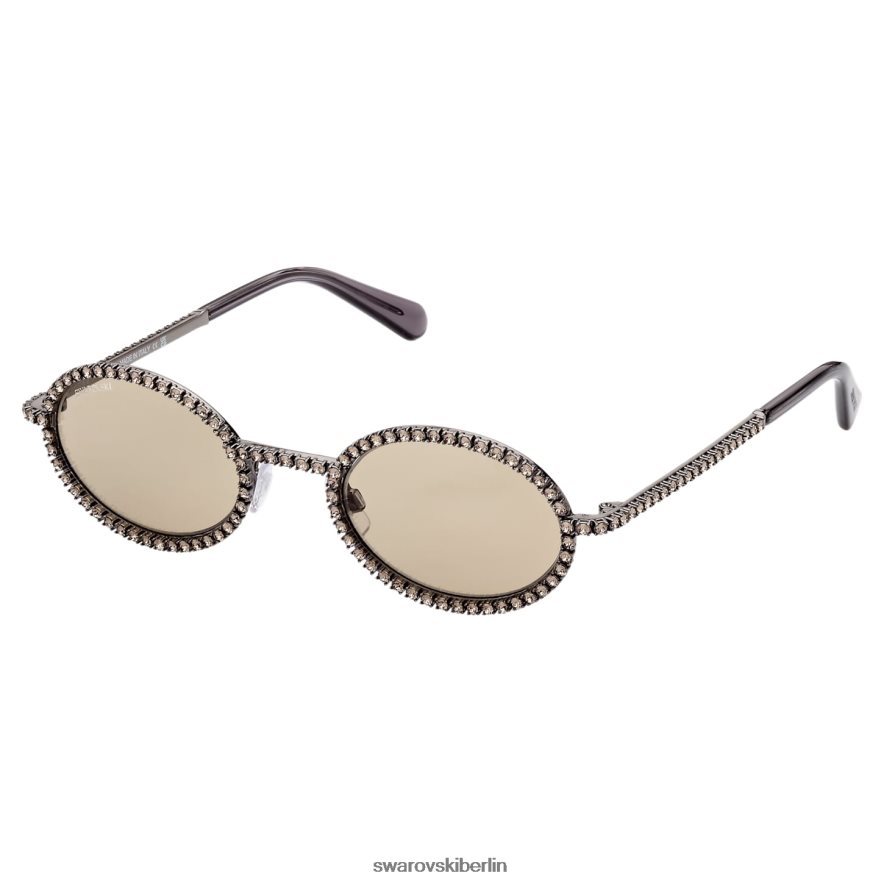 Swarovski Sonnenbrille ovale Form, Pflaster, sk0340 08e, braun Zubehör HLT4481437