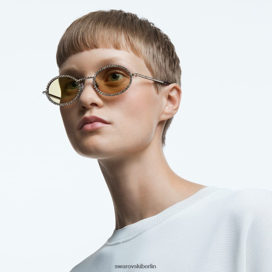 Swarovski Sonnenbrille ovale Form, Pflaster, sk0340 08e, braun Zubehör HLT4481437