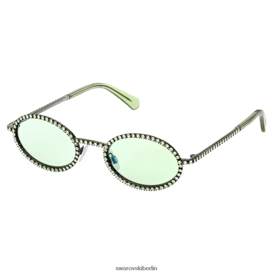 Swarovski Sonnenbrille ovale Form, Pflaster, sk0340 08n, grün Zubehör HLT4481434