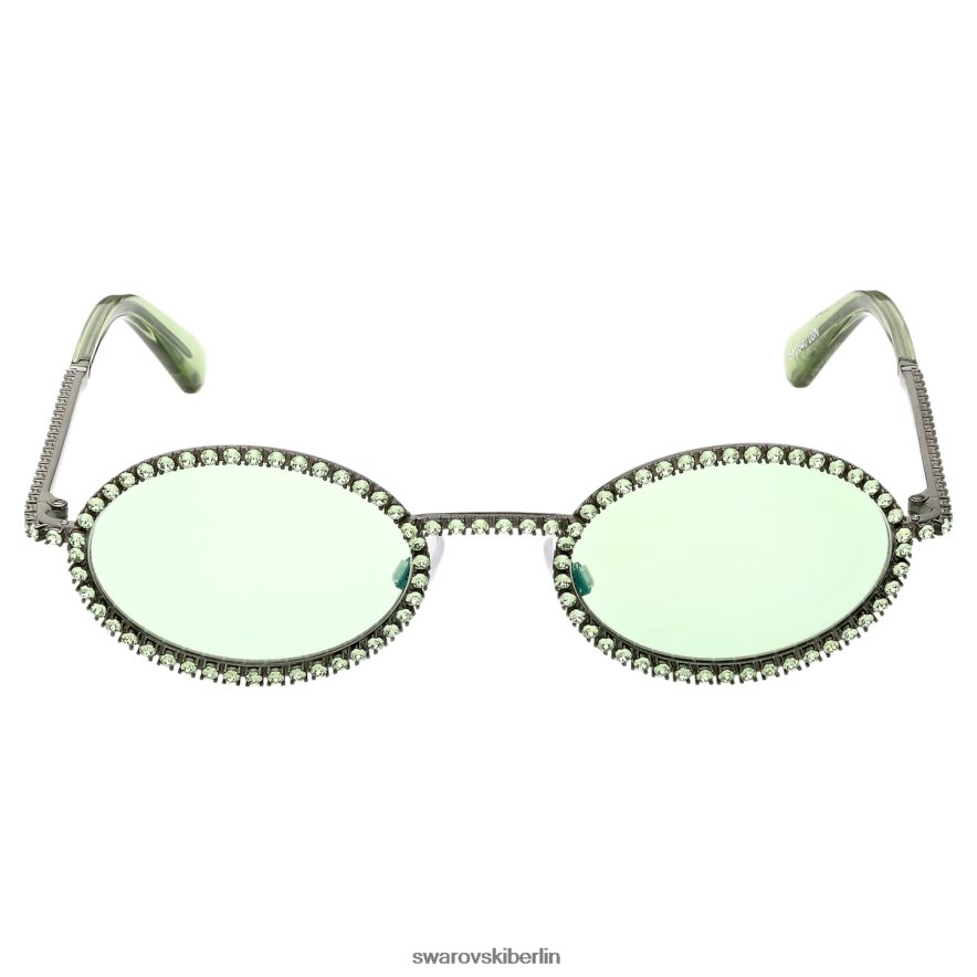 Swarovski Sonnenbrille ovale Form, Pflaster, sk0340 08n, grün Zubehör HLT4481434