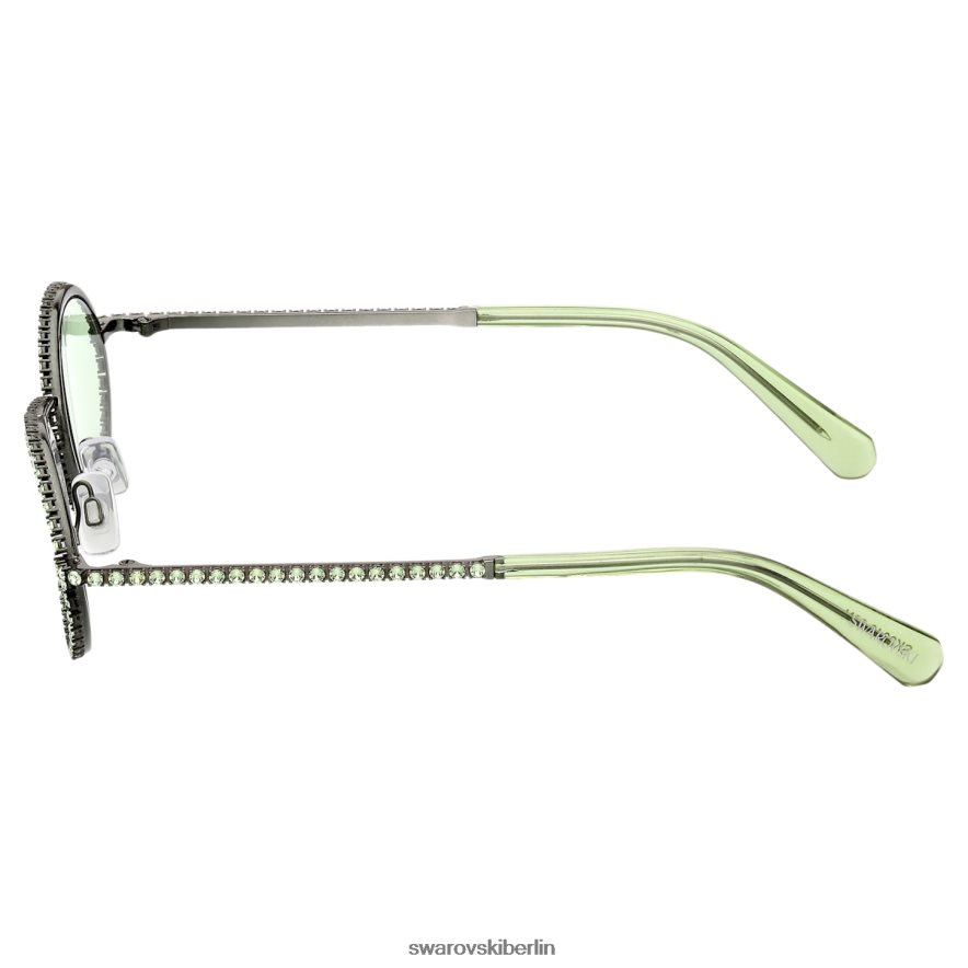 Swarovski Sonnenbrille ovale Form, Pflaster, sk0340 08n, grün Zubehör HLT4481434