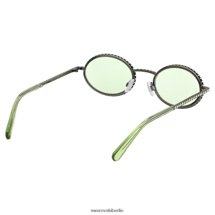 Swarovski Sonnenbrille ovale Form, Pflaster, sk0340 08n, grün Zubehör HLT4481434