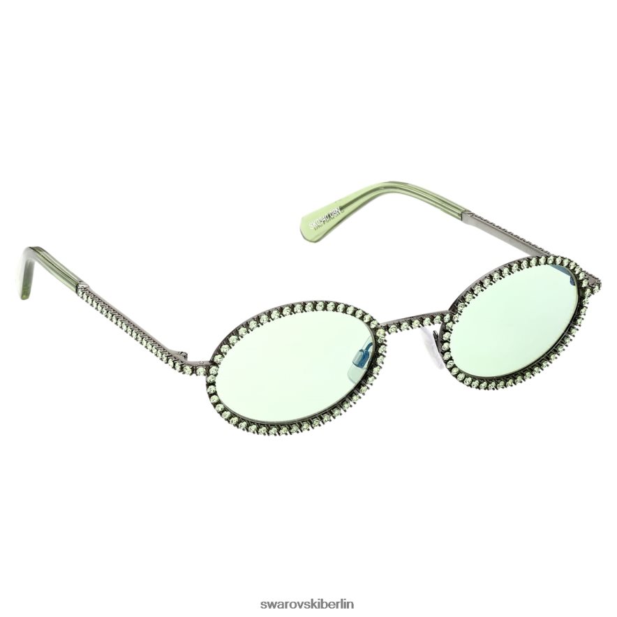 Swarovski Sonnenbrille ovale Form, Pflaster, sk0340 08n, grün Zubehör HLT4481434