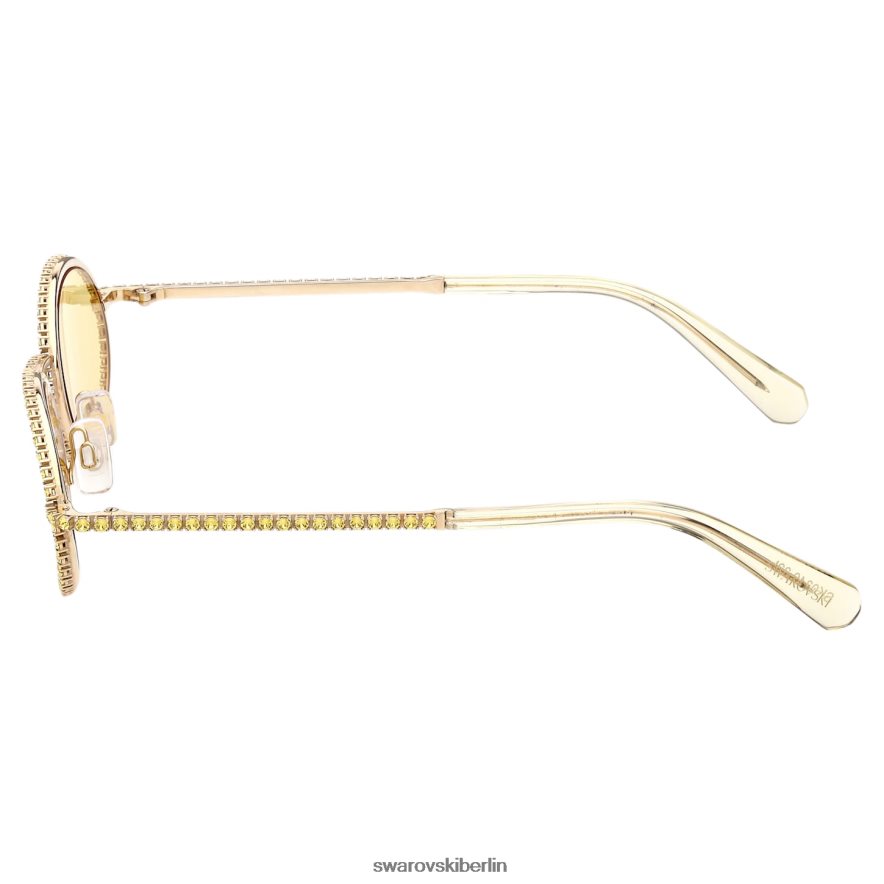 Swarovski Sonnenbrille ovale Form, Pflaster, sk0340 32l, gelb Zubehör HLT4481448