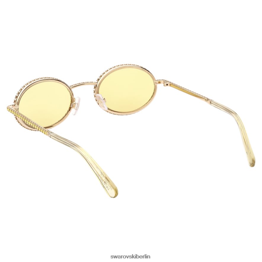 Swarovski Sonnenbrille ovale Form, Pflaster, sk0340 32l, gelb Zubehör HLT4481448