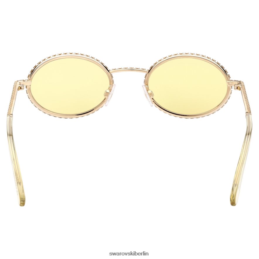 Swarovski Sonnenbrille ovale Form, Pflaster, sk0340 32l, gelb Zubehör HLT4481448