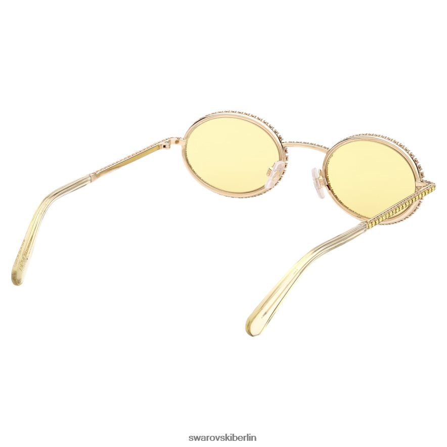 Swarovski Sonnenbrille ovale Form, Pflaster, sk0340 32l, gelb Zubehör HLT4481448
