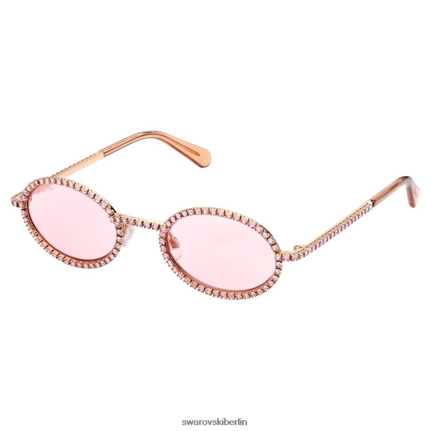 Swarovski Sonnenbrille ovale Form, Pflaster, sk0340 33y, rosa Zubehör HLT4481439