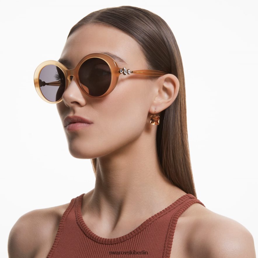 Swarovski Sonnenbrille ovale Form, sk0360 45g, Goldton Zubehör HLT4481432