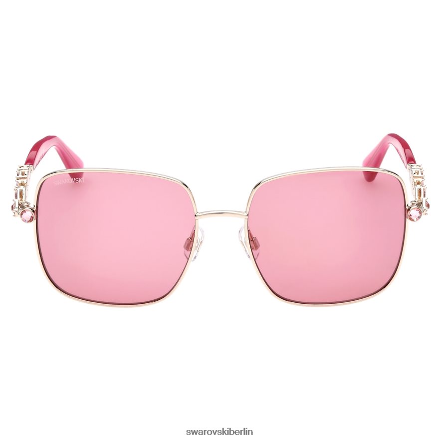 Swarovski Sonnenbrille quadratische Form, sk0358 32s, rosa Zubehör HLT4481461