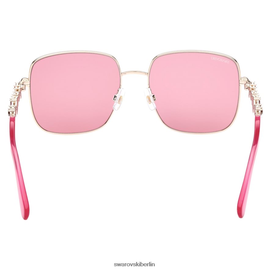 Swarovski Sonnenbrille quadratische Form, sk0358 32s, rosa Zubehör HLT4481461