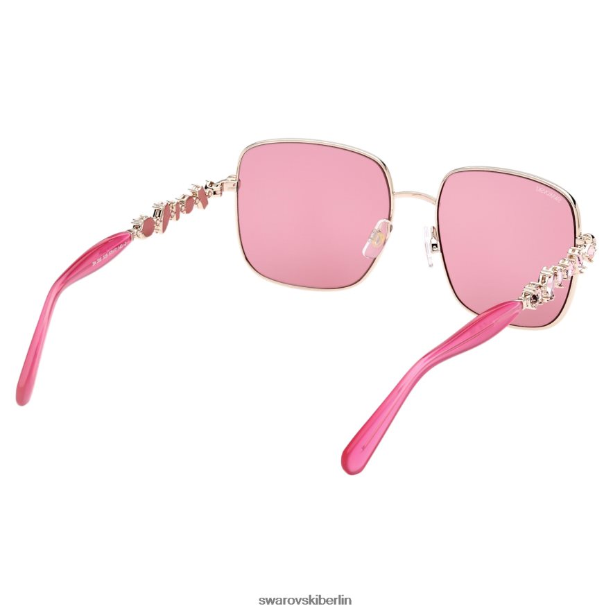 Swarovski Sonnenbrille quadratische Form, sk0358 32s, rosa Zubehör HLT4481461