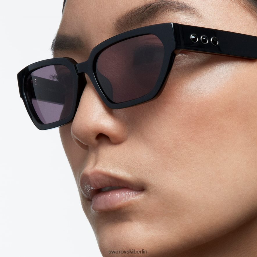 Swarovski Sonnenbrille schmales Katzenauge, sk0348 01a, schwarz Zubehör HLT4481458