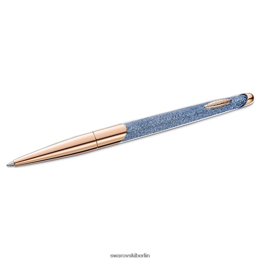 Swarovski Crystalline Nova Jubiläums-Kugelschreiber blau, rosévergoldet Zubehör HLT4481306