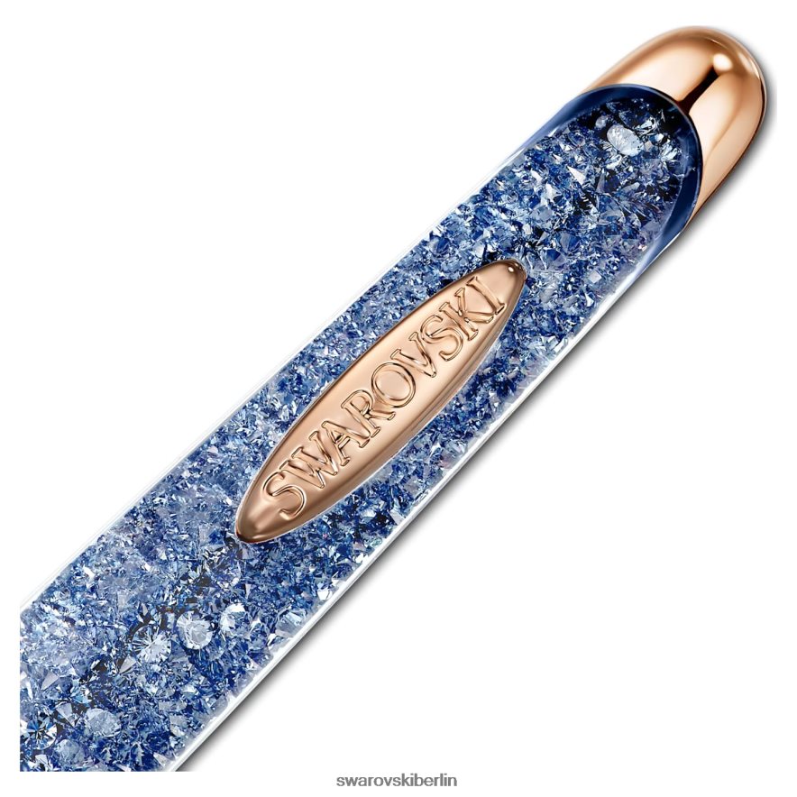 Swarovski Crystalline Nova Jubiläums-Kugelschreiber blau, rosévergoldet Zubehör HLT4481306