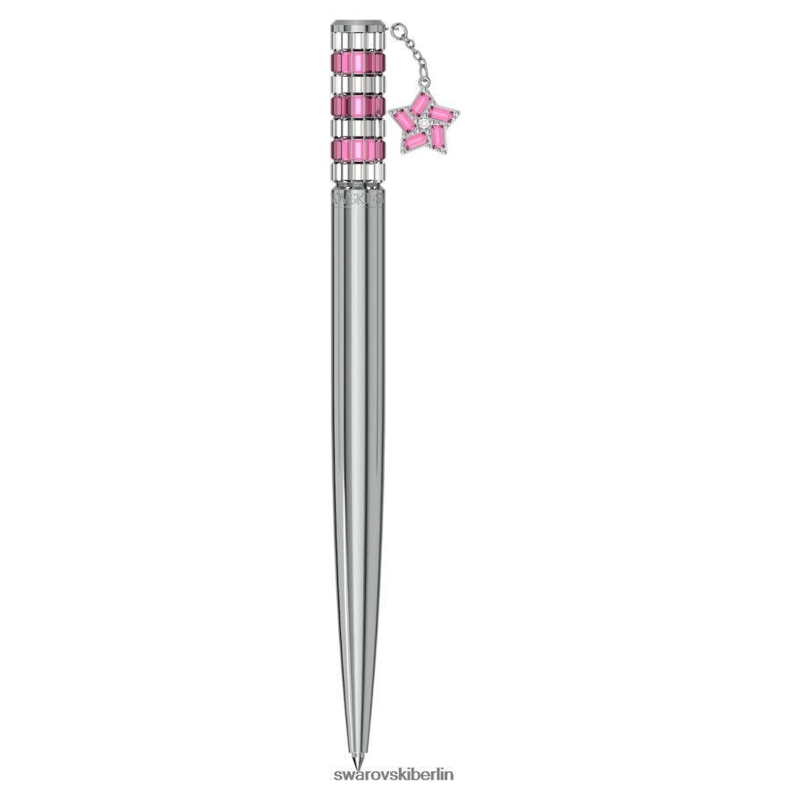 Swarovski Feier 2023 Kugelschreiber Stern, rosa, verchromt Zubehör HLT4481273