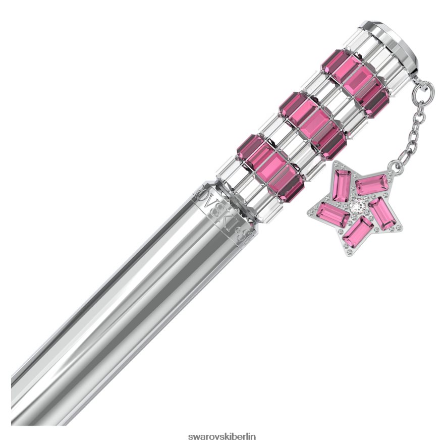 Swarovski Feier 2023 Kugelschreiber Stern, rosa, verchromt Zubehör HLT4481273