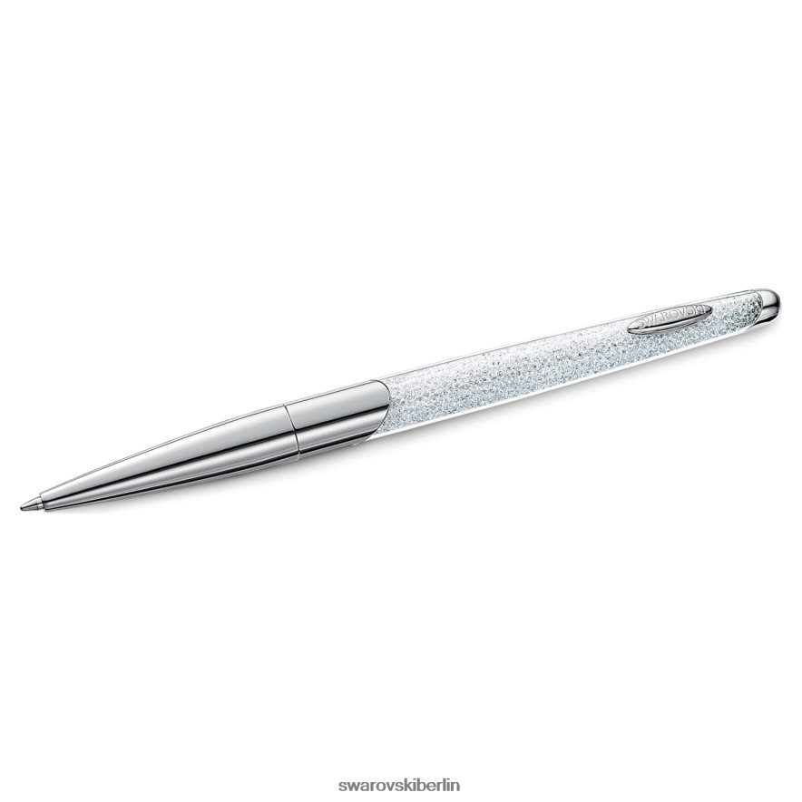 Swarovski Kristallklarer Nova-Kugelschreiber Silberton, verchromt Zubehör HLT4481295