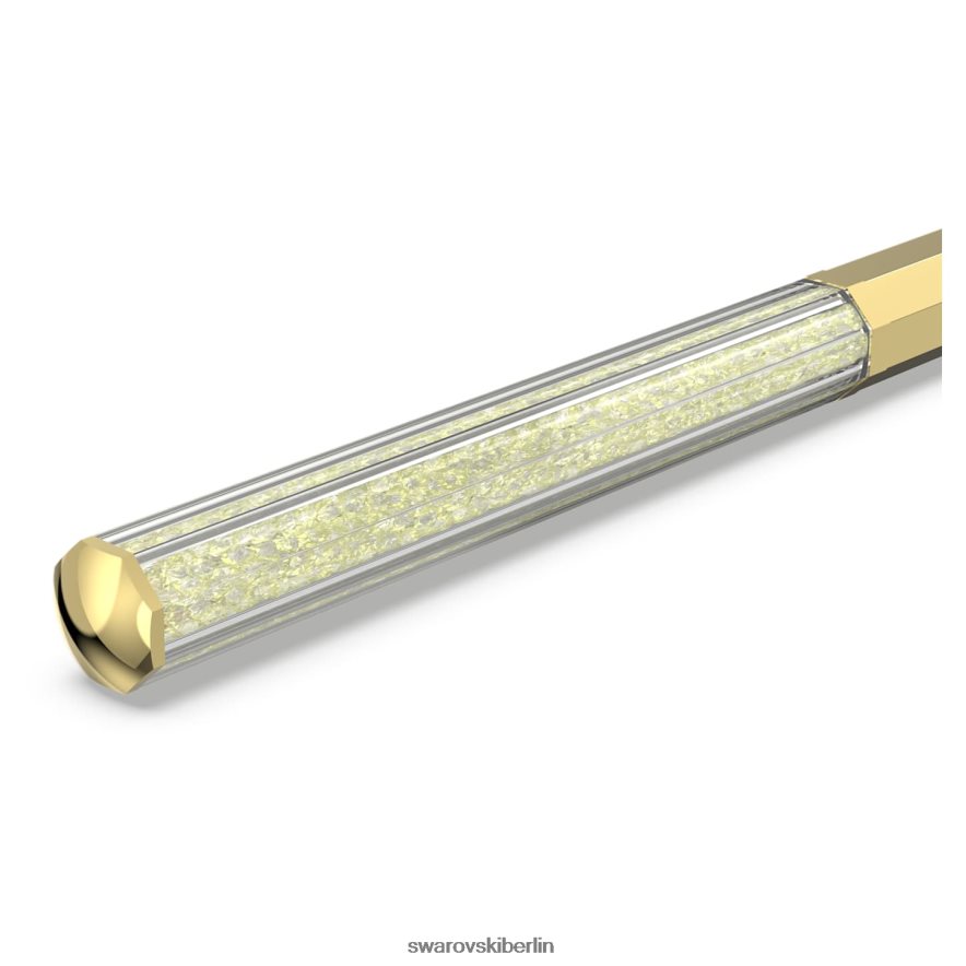 Swarovski Kristallkugelschreiber Achteckform, Goldton, vergoldet Zubehör HLT4481261