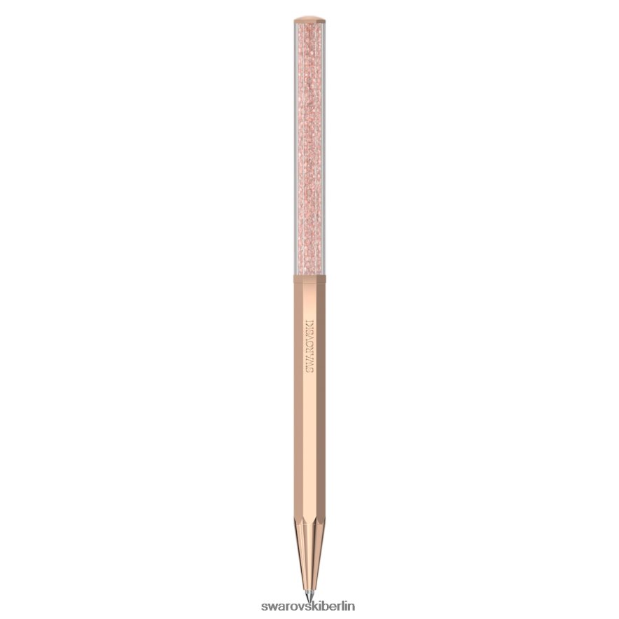 Swarovski Kristallkugelschreiber Achteckform, roségoldfarben, roségoldfarben plattiert Zubehör HLT4481258