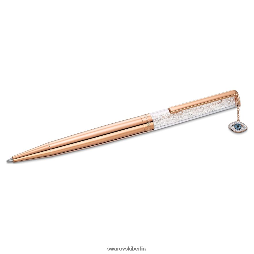Swarovski Kristallkugelschreiber böser Blick, roségoldfarben, roségoldfarben plattiert Zubehör HLT4481290