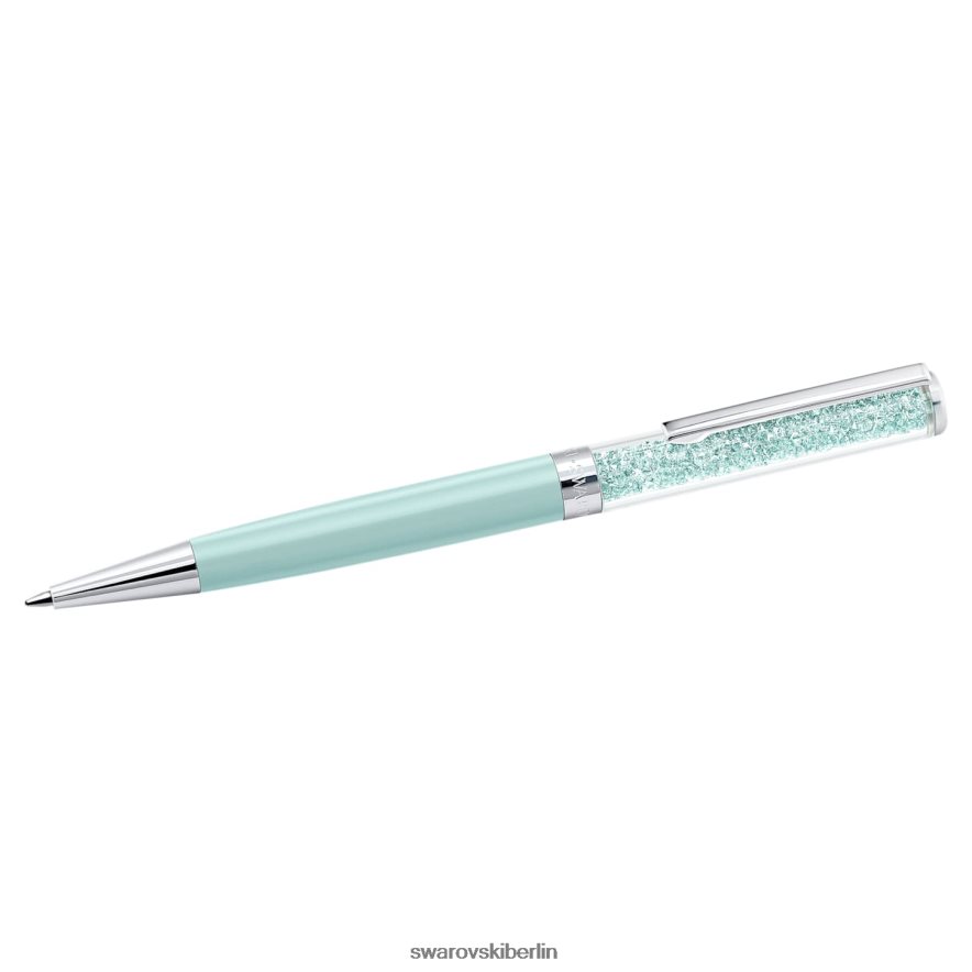 Swarovski Kristallkugelschreiber grün, grün lackiert, verchromt Zubehör HLT4481264