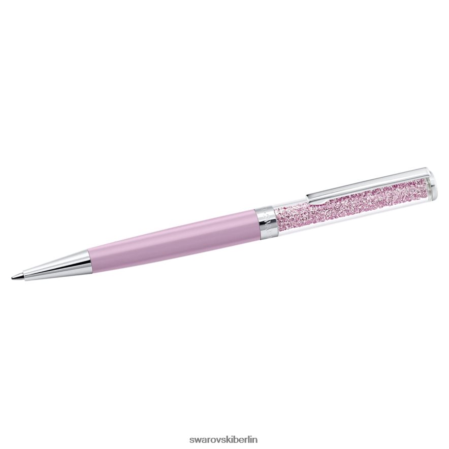 Swarovski Kristallkugelschreiber lila, lila lackiert, verchromt Zubehör HLT4481263