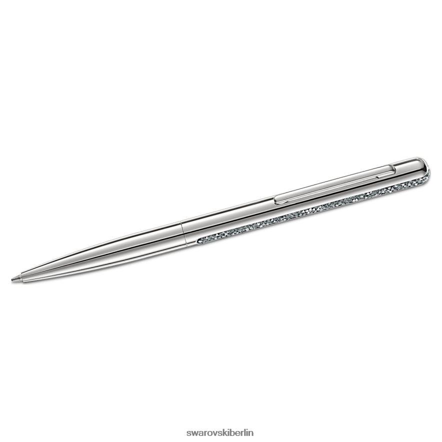 Swarovski Kristallschimmernder Kugelschreiber Silberton, verchromt Zubehör HLT4481275