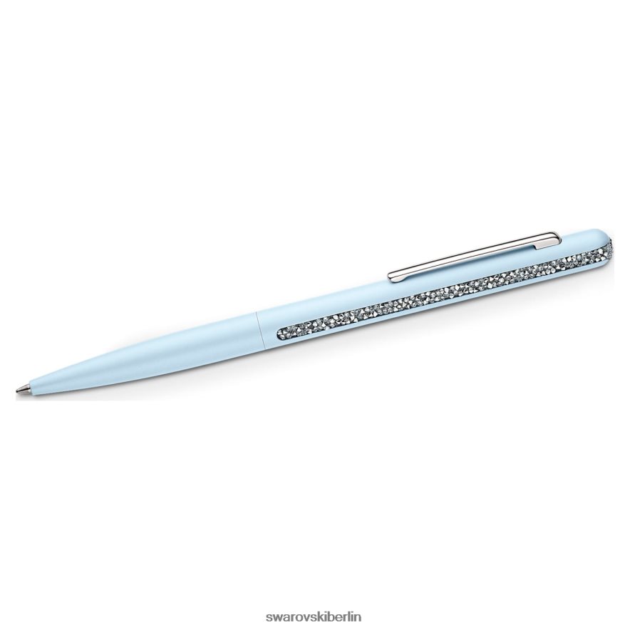 Swarovski Kristallschimmernder Kugelschreiber blau, blau lackiert, verchromt Zubehör HLT4481274