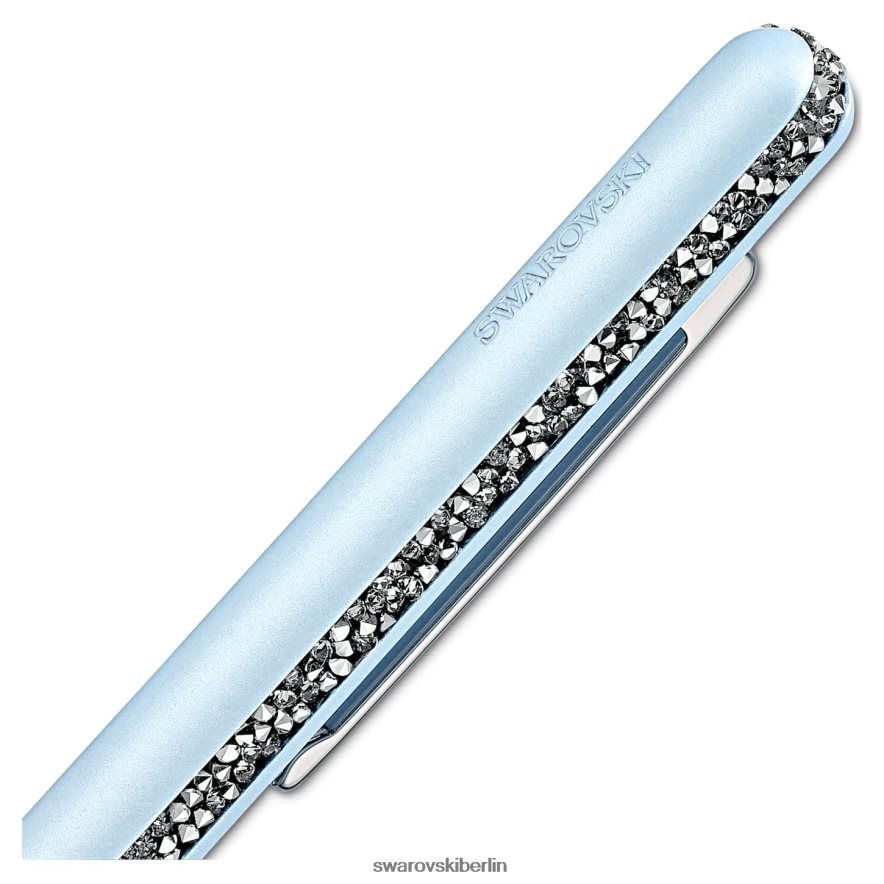 Swarovski Kristallschimmernder Kugelschreiber blau, blau lackiert, verchromt Zubehör HLT4481274