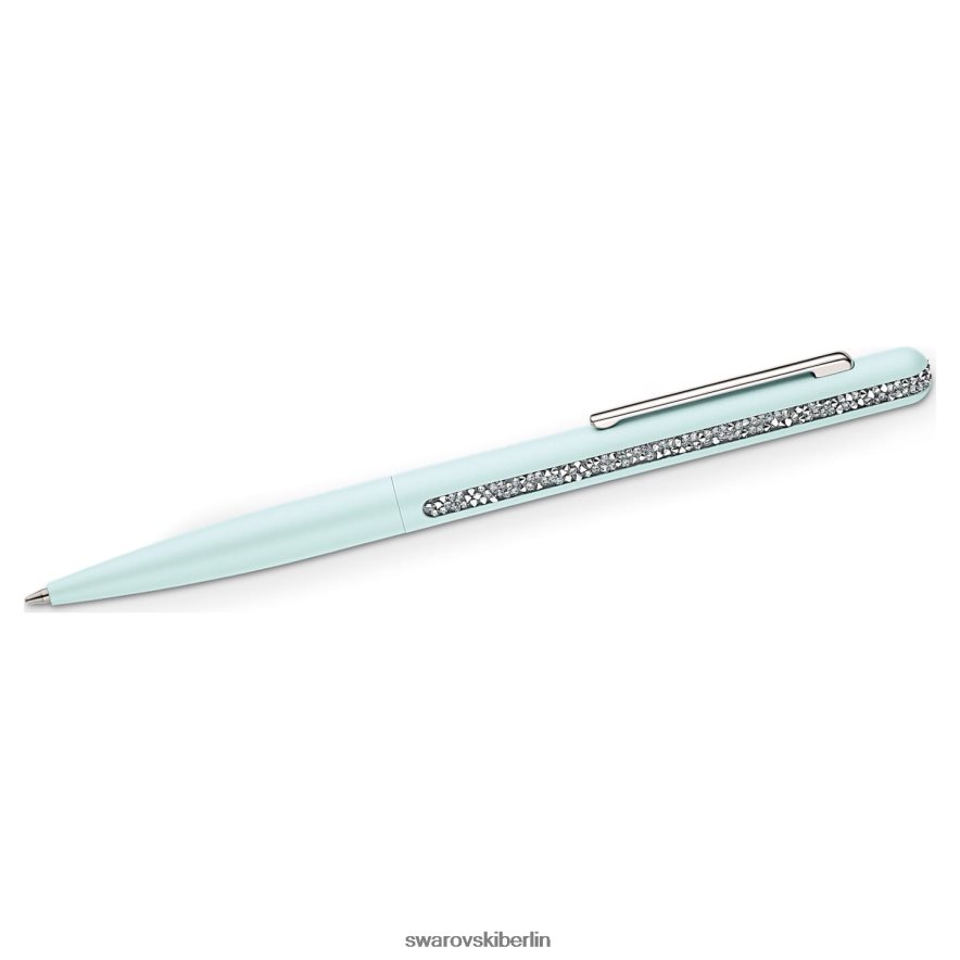 Swarovski Kristallschimmernder Kugelschreiber grün, grün lackiert, verchromt Zubehör HLT4481276