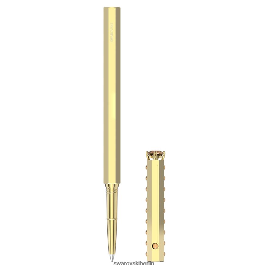 Swarovski Kugelschreiber klassisch, gelb, vergoldet Zubehör HLT4481297