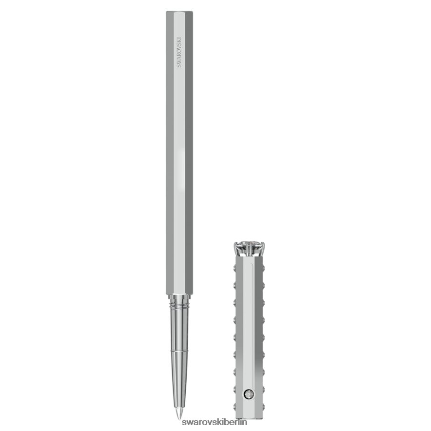 Swarovski Kugelschreiber klassisch, silberfarben, verchromt Zubehör HLT4481303