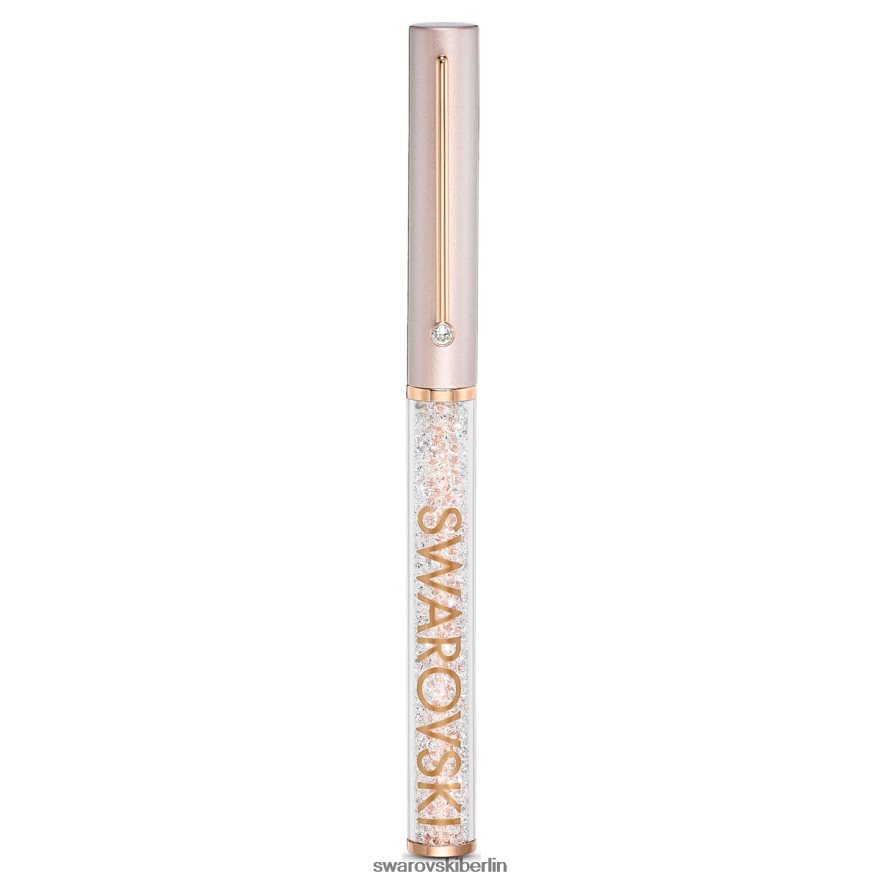 Swarovski Kugelschreiber mit kristallinem Glanz roségoldfarben, rosa lackiert, roségoldfarben plattiert Zubehör HLT4481283