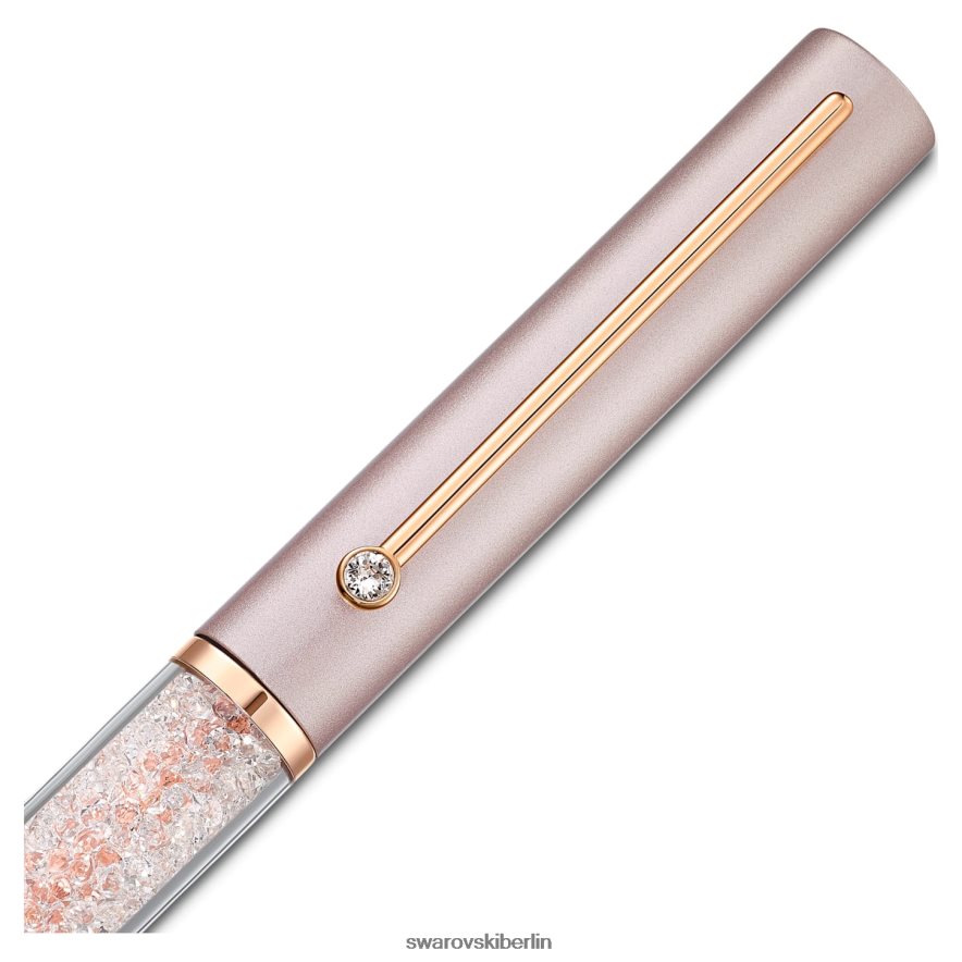 Swarovski Kugelschreiber mit kristallinem Glanz roségoldfarben, rosa lackiert, roségoldfarben plattiert Zubehör HLT4481283