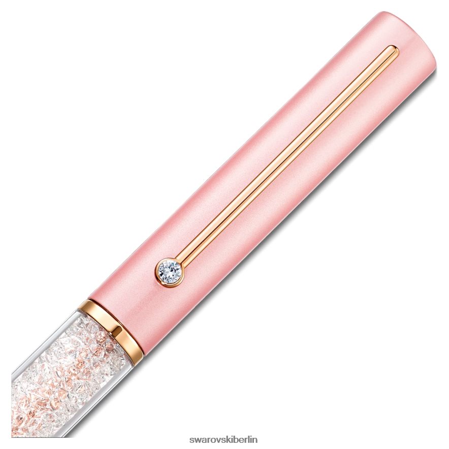 Swarovski Kugelschreiber mit kristallinem Glanz rosa, rosa lackiert, rosévergoldet Zubehör HLT4481280