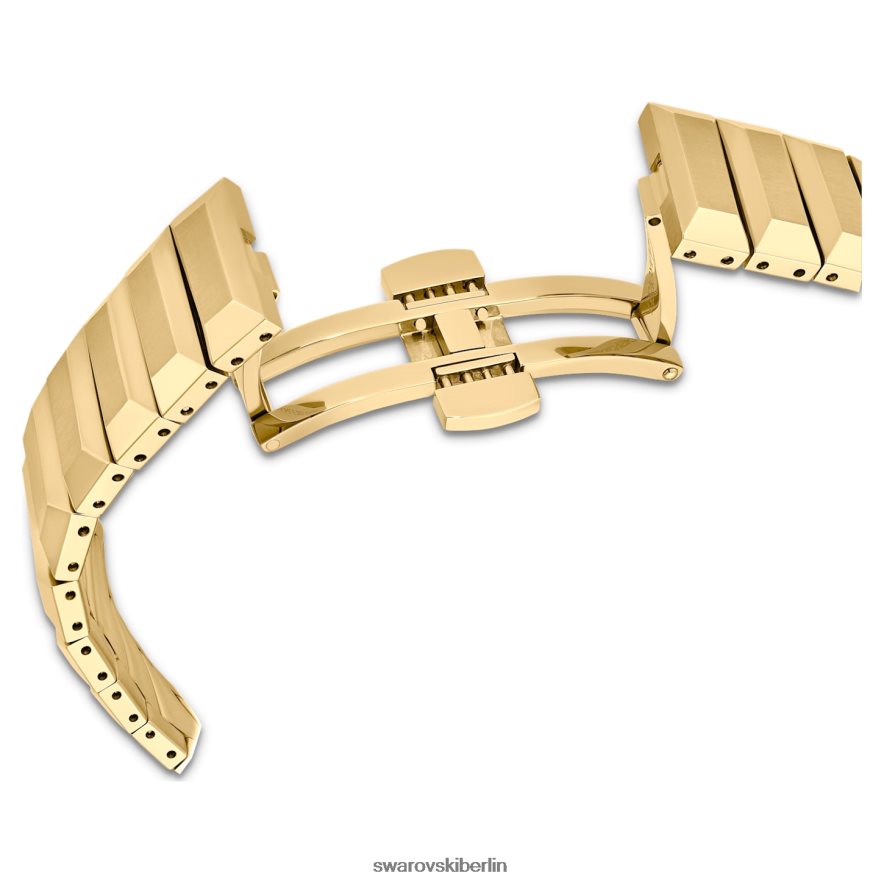 Swarovski 37-mm-Uhr Swiss Made, Metallarmband, goldfarben, goldfarbenes Finish Zubehör HLT4481145