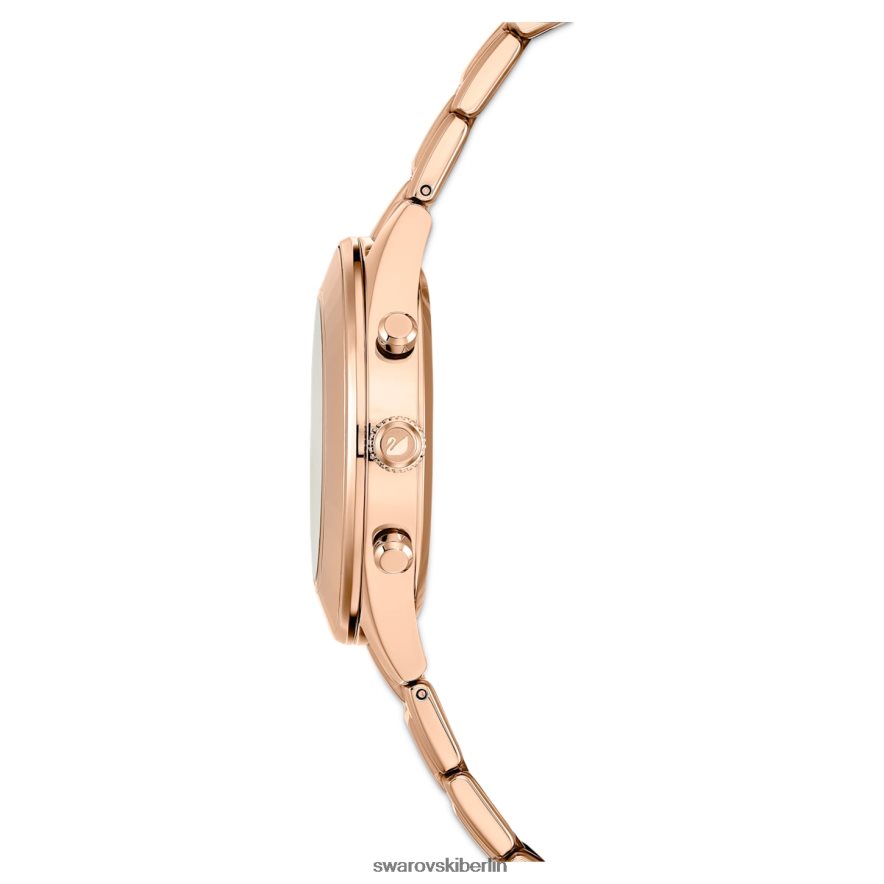 Swarovski Octea Lux Sportuhr In der Schweiz hergestellt, Metallarmband, roségoldfarben, roségoldfarbenes Finish Zubehör HLT4481196