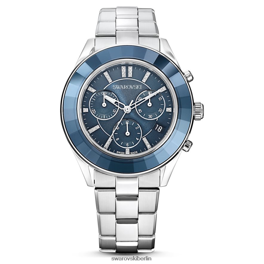 Swarovski Octea Lux Sportuhr Swiss Made, Metallarmband, blau, Edelstahl Zubehör HLT4481246