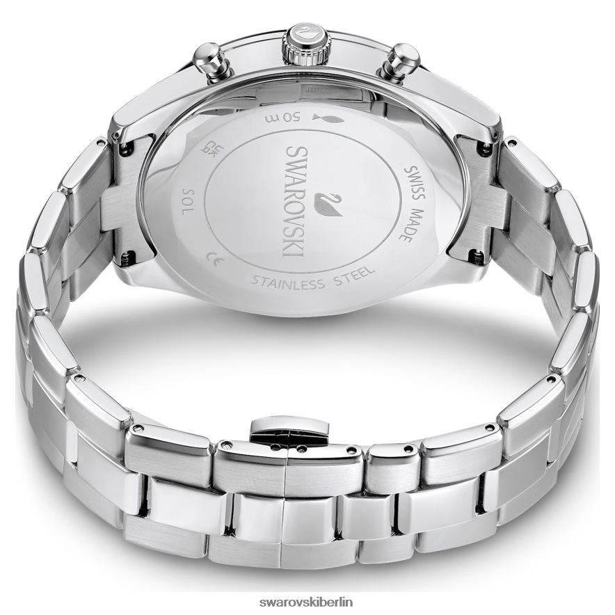 Swarovski Octea Lux Sportuhr Swiss Made, Metallarmband, blau, Edelstahl Zubehör HLT4481246