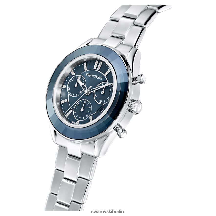Swarovski Octea Lux Sportuhr Swiss Made, Metallarmband, blau, Edelstahl Zubehör HLT4481246